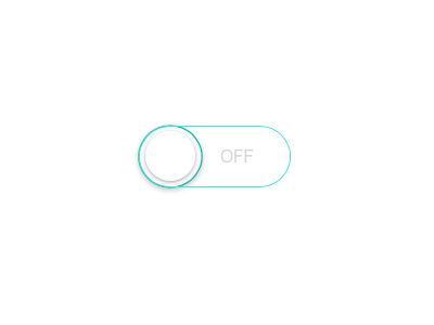 Simple on/off toggle button.