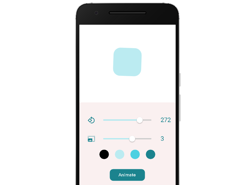 A simplistic control panel to rotate and scale an object. One of my first Framer projects.  
                                    